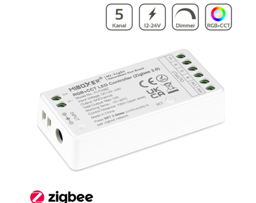 ZigBee 3.0 Controller 12/24V für RGB CCT Beleuchtung